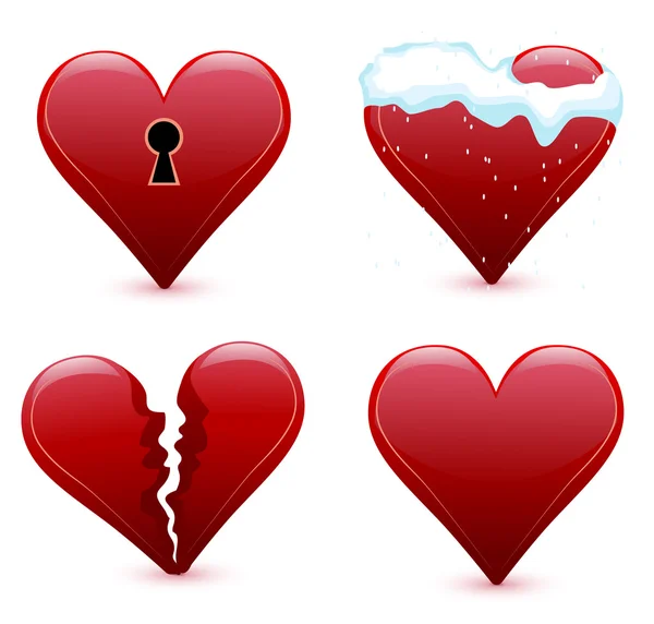 Hearts Collection — Stock Vector