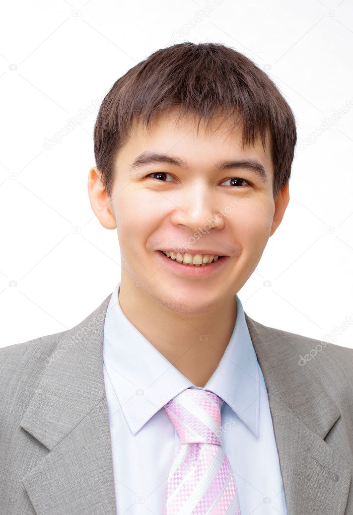 A good looking young asian businessman