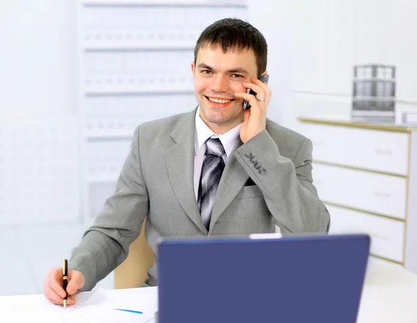 The young business man at office — Stock Photo, Image