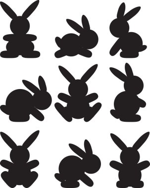 Vector rabbit clipart