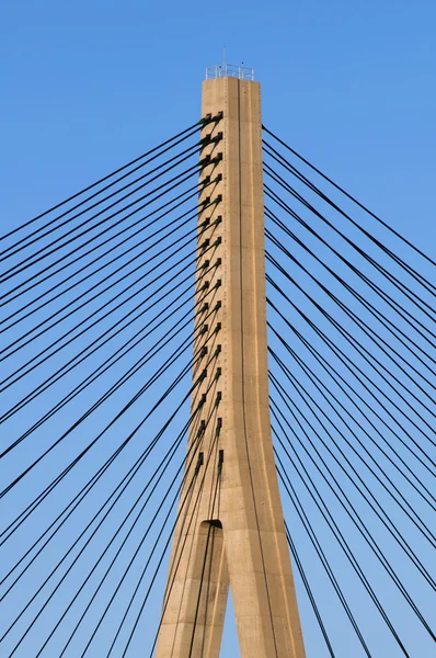 スペインとポルトガルの間グアディアナ川国際橋 — ストック写真