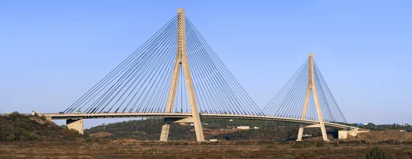 Międzynarodowy Most Rzece Guadiana Pomiędzy Hiszpanią Portugalią — Zdjęcie stockowe