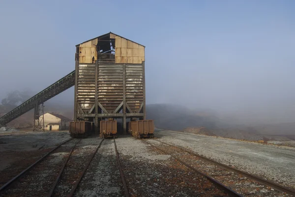 Maden Yük Konveyör Yük Arabaları — Stok fotoğraf