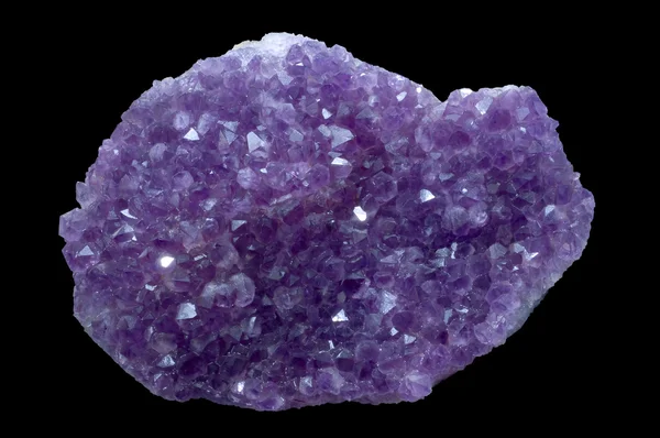 Ametist kristal taş — Stok fotoğraf