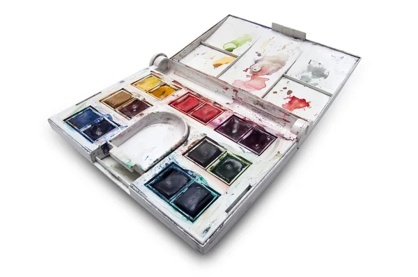 stock image Watercolor box