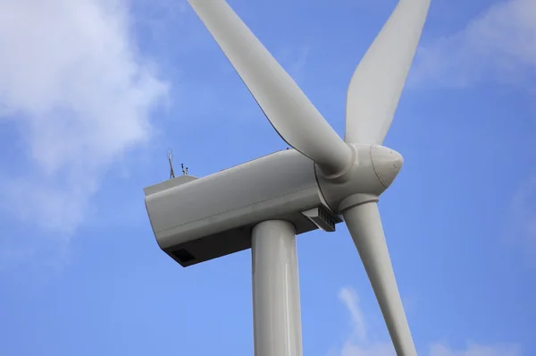 Detail Van Rotor Van Een Windmolen Elektriciteit Produceren — Stockfoto