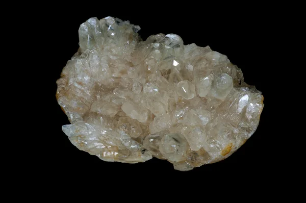 Kalcyt Jest Mineralny Węglan Najbardziej Stabilne Polimorf Węglanu Wapnia Białym — Zdjęcie stockowe