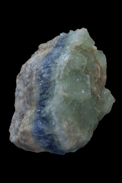 Green fluorite mineral stone