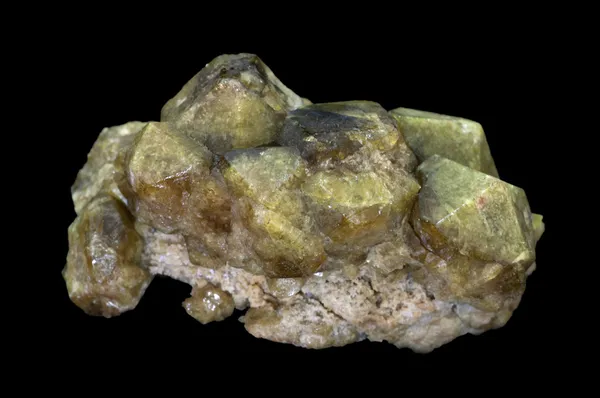Pietra minerale Vesuvianite idocrasi — Foto Stock