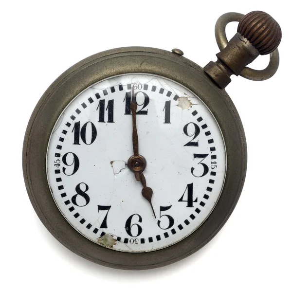 Pocket watch (isolated with clipping path) Stock Photo