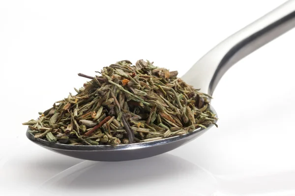 Stock image Thyme in a spoon