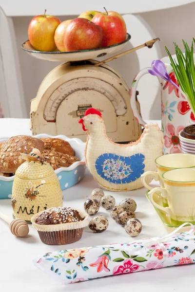 Easter table set — Stock Photo, Image