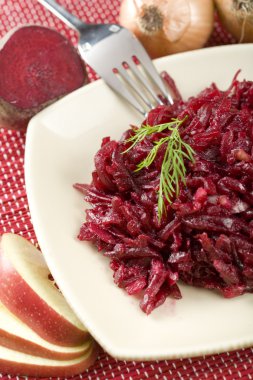 Beet salad clipart