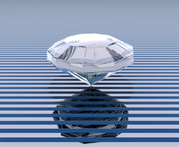 Diamanten Karaat Stenen Diamant Krijgen Geschenk Betrokkenheid Vakantie Sieraden — Stockfoto