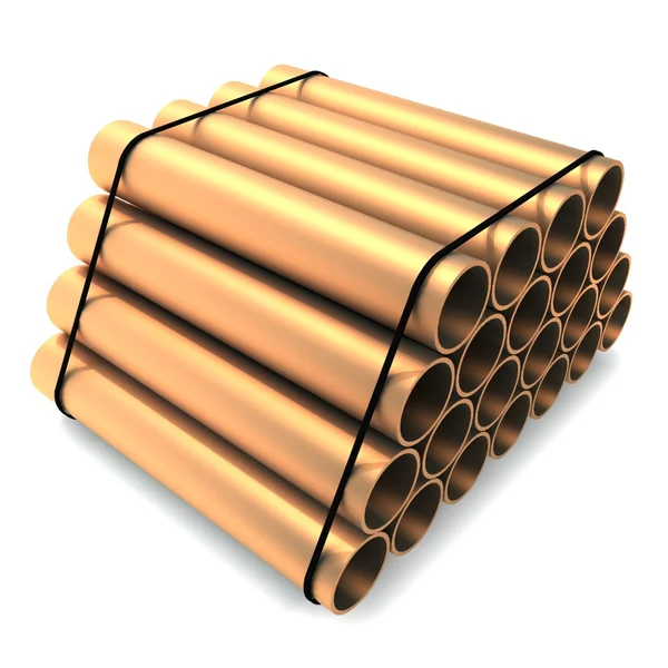 stock image Metal pipes