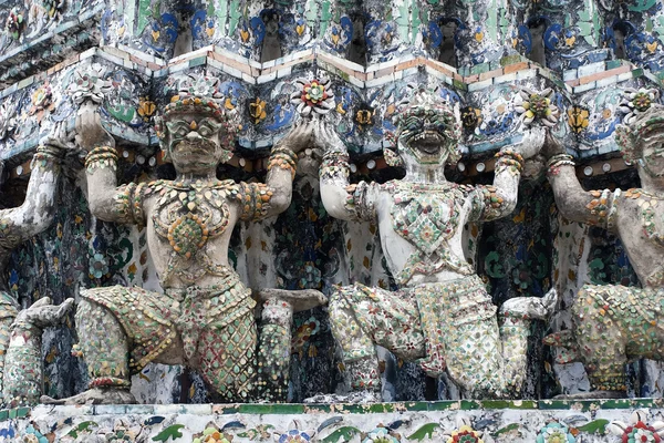 stock image Detail of the Wat Arun temple in Bangkok