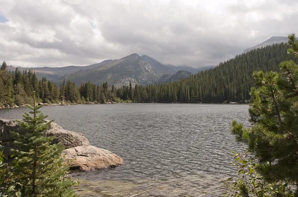 Bear lake, montagna rocciosa np, colorado Immagine Stock