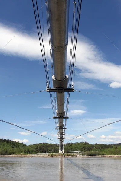 Trans alaszkai csővezeték Stock Fotó