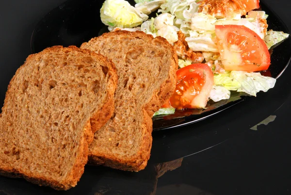 Bread and feta — Stock Photo, Image