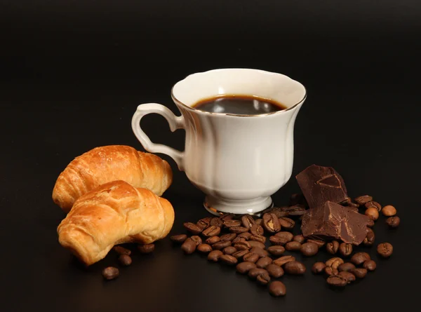 Кофе и круассаны — 스톡 사진