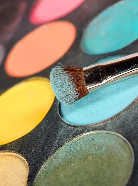 stock image Brush in mineral make-up