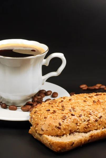 Кофе и печенье — стоковое фото