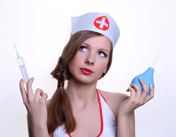 De sexy verpleegster — Stockfoto