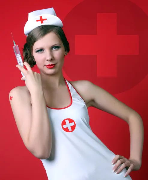 Sexy Verpleegster — Stockfoto