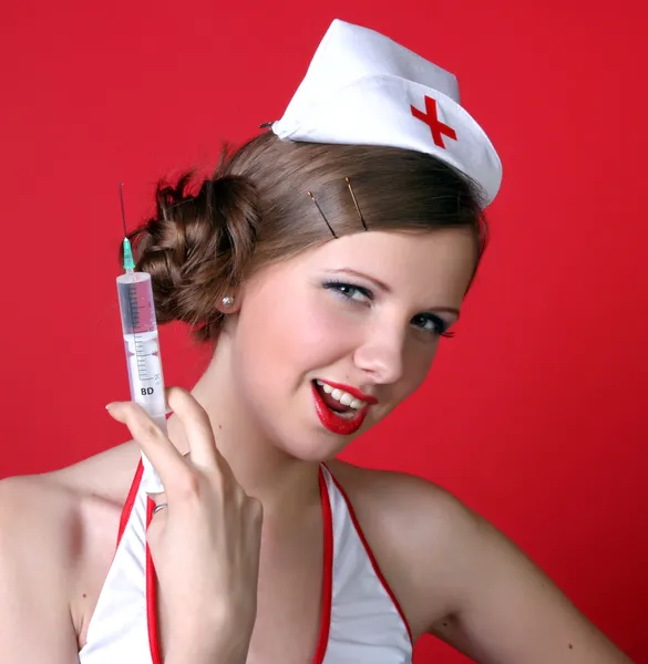 Sexy Nurse Obrazek Stockowy
