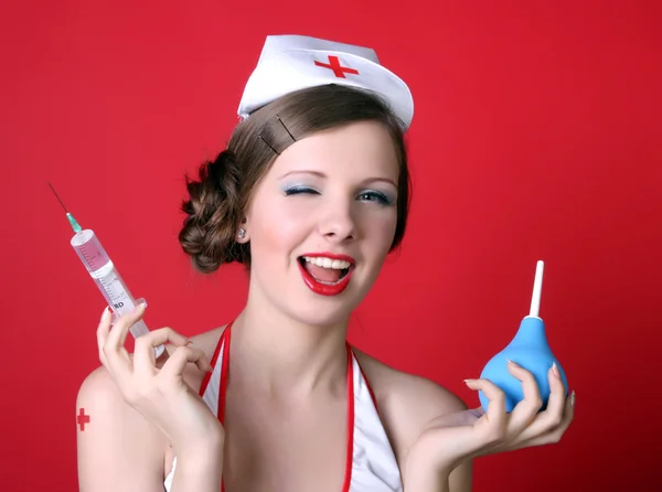 Enfermera Sexy Fotos de stock