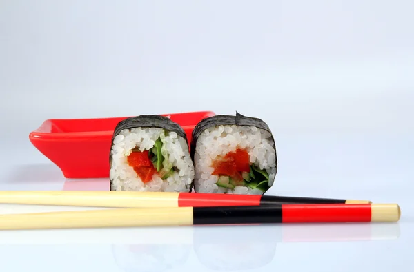 Японские роллы. Маки суши. — Stock Photo, Image