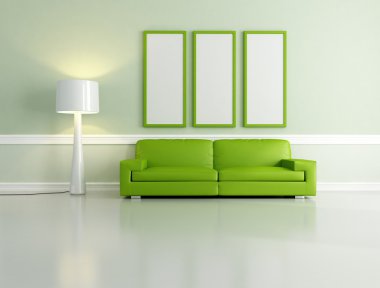 Green lounge clipart