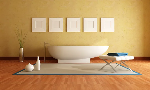 Современная ванная — стоковое фото