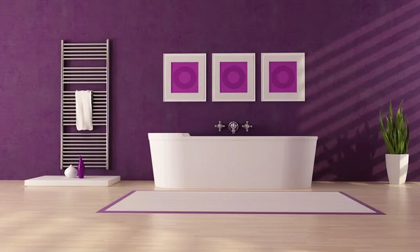 Baño púrpura —  Fotos de Stock
