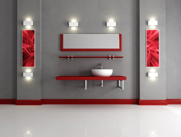 Minimalistyczna łazienka — Zdjęcie stockowe