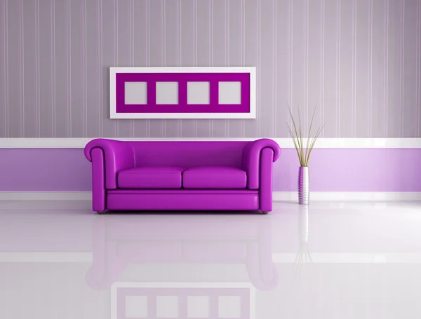Purple lounge — Stockfoto