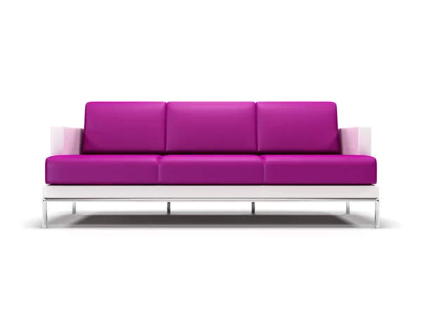 Sofá violeta — Fotografia de Stock