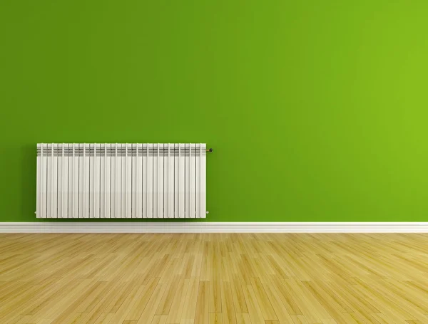 Empty room with radiator — Stock Photo, Image