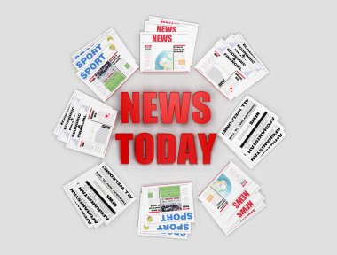 Todays news logo clipart