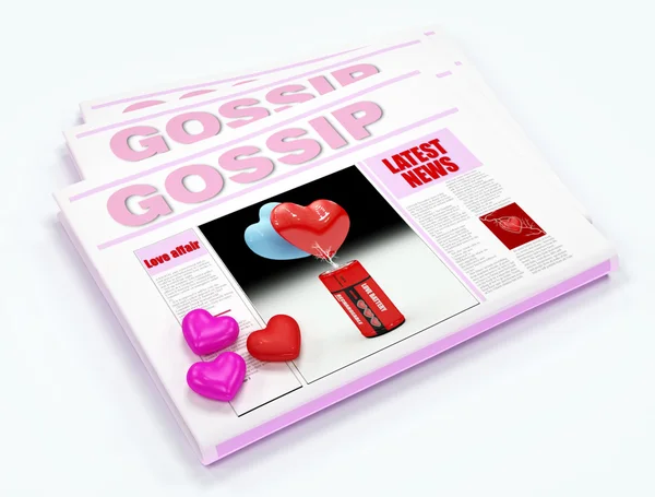 Notizie di gossip — Foto Stock