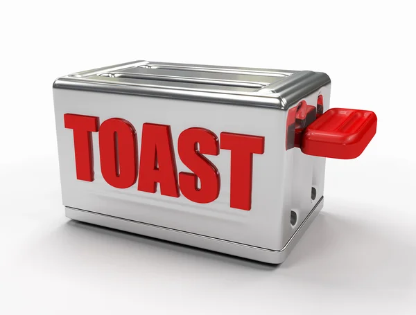 Nowoczesny toster — Zdjęcie stockowe