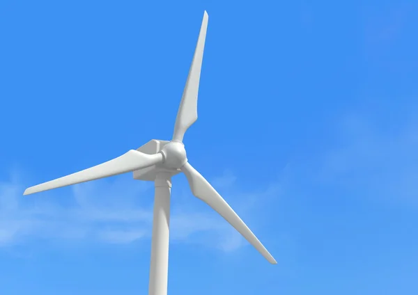 Деталь ветряной турбины — стоковое фото
