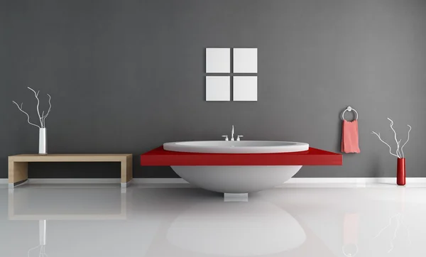 Modern minimal bathroom — Stock Photo, Image