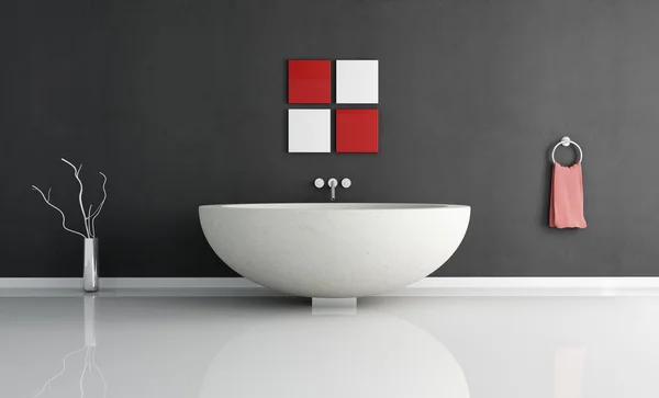 Esencial baño contemporáneo — Foto de Stock