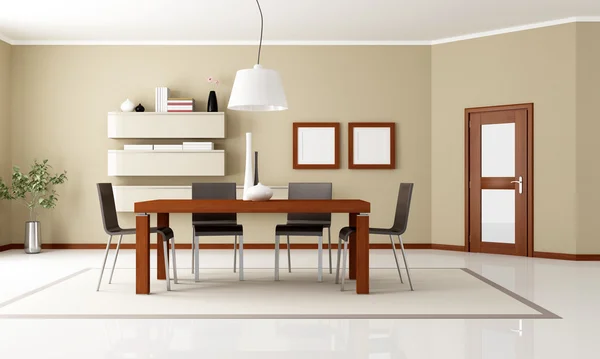 Elegant modern dining room — Stock Photo, Image