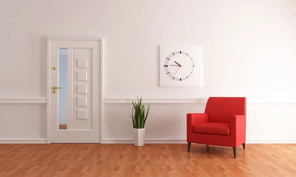 Minimalistische huis vermelding foyer — Stockfoto