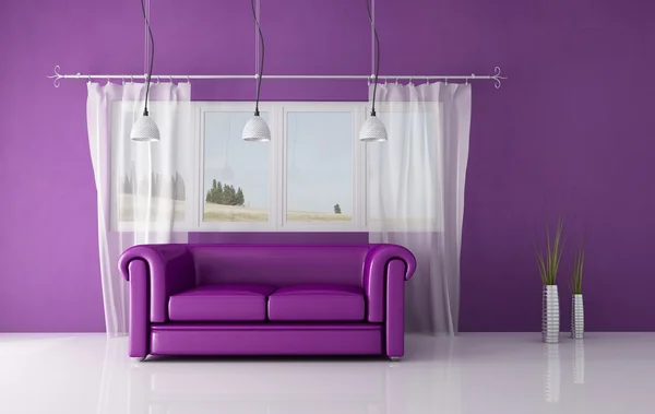 Interior púrpura —  Fotos de Stock