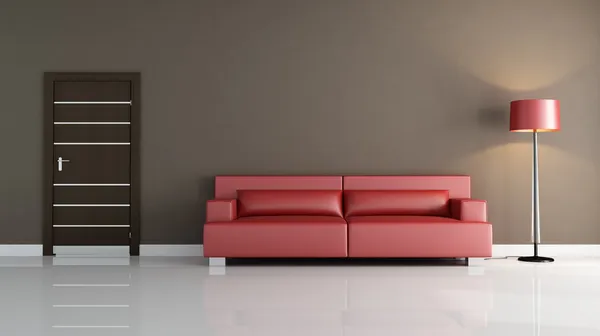 Sala de estar minimalista — Foto de Stock