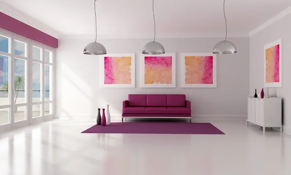 Moderna sala de estar —  Fotos de Stock