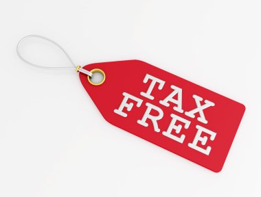 Tax free label clipart